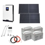 Kit Solar 3000W Híbrido con paneles solares y baterías